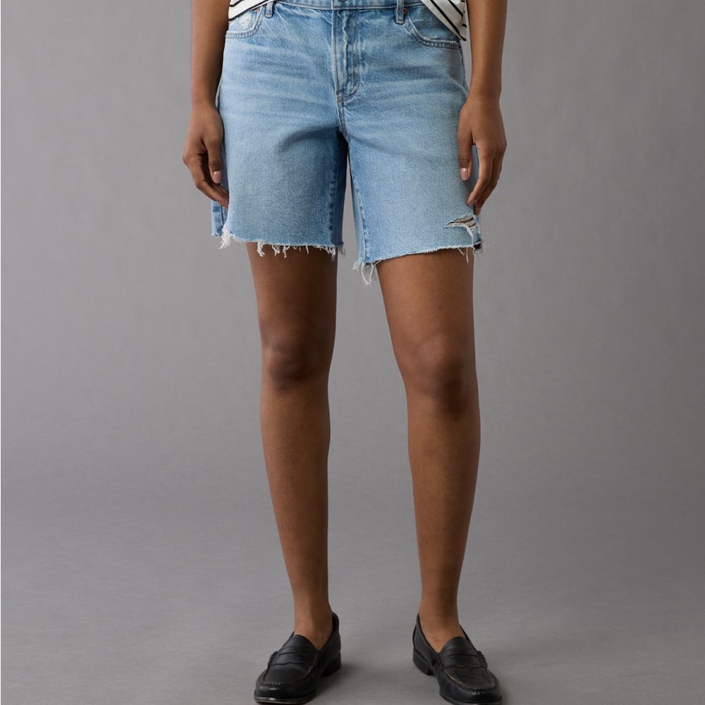 American Eagle Outfitters Light Blue Jean Shorts